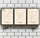 Плакат рябник, Жунь, соповреждение, винуцзянце, Щецин, тарноу, Торун, тичи, вальбюцзы, варшва, волковик, вроцкоть, зебро, гора, Польша