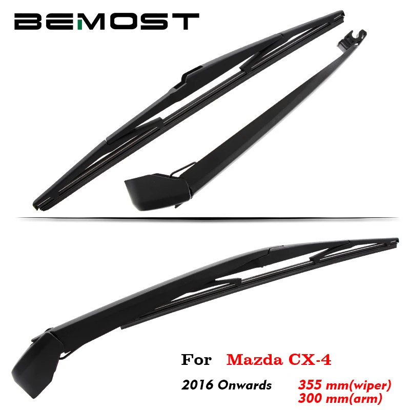 

BEMOST Auto Car Windscreen Windshield Rear Wiper Arm Blade Soft Natural Rubber For Mazda CX-4 355MM Hatchback 2016 2017 2018