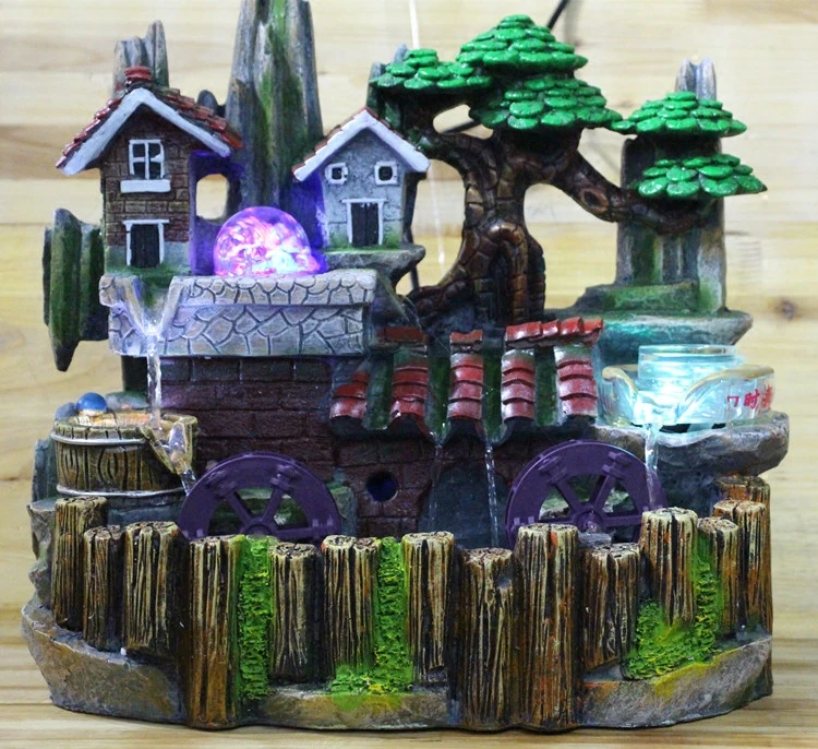 Специальное предложение Китайский фонтан увлажнитель Домашнего Интерьера лаки