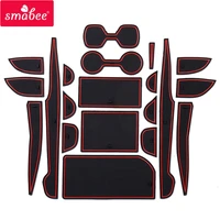 smabee anti slip gate slot mat for toyota camry 2018 2019 2020 xv70 70 interior accessories 20pcs cup holders non slip mats