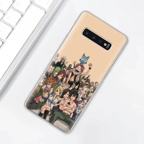 005 Аниме Манга Сказочный Хвост Логотип чехол для телефона для samsung Galaxy S10e S10 Plus S7 S8 S9 Plus Note 8 9 M10 M20 M30 жесткий чехол - Цвет: 005