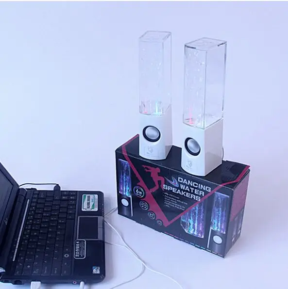 10pcDancing портативная Водонепроницаемая колонка мини USB СВЕТОДИОДНАЯ Колонка для