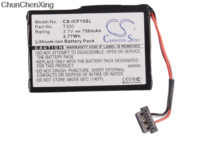 Аккумулятор Cameron Sino 750mAh T300 для NAVMAN F15 S45|Цифровые аккумуляторы| |