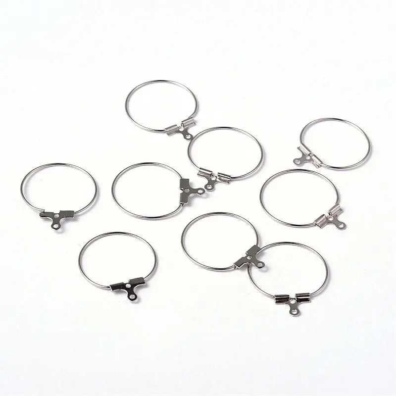 Ювелирные изделия Платиновые латунные серьги кольца не содержит кадмия и никель