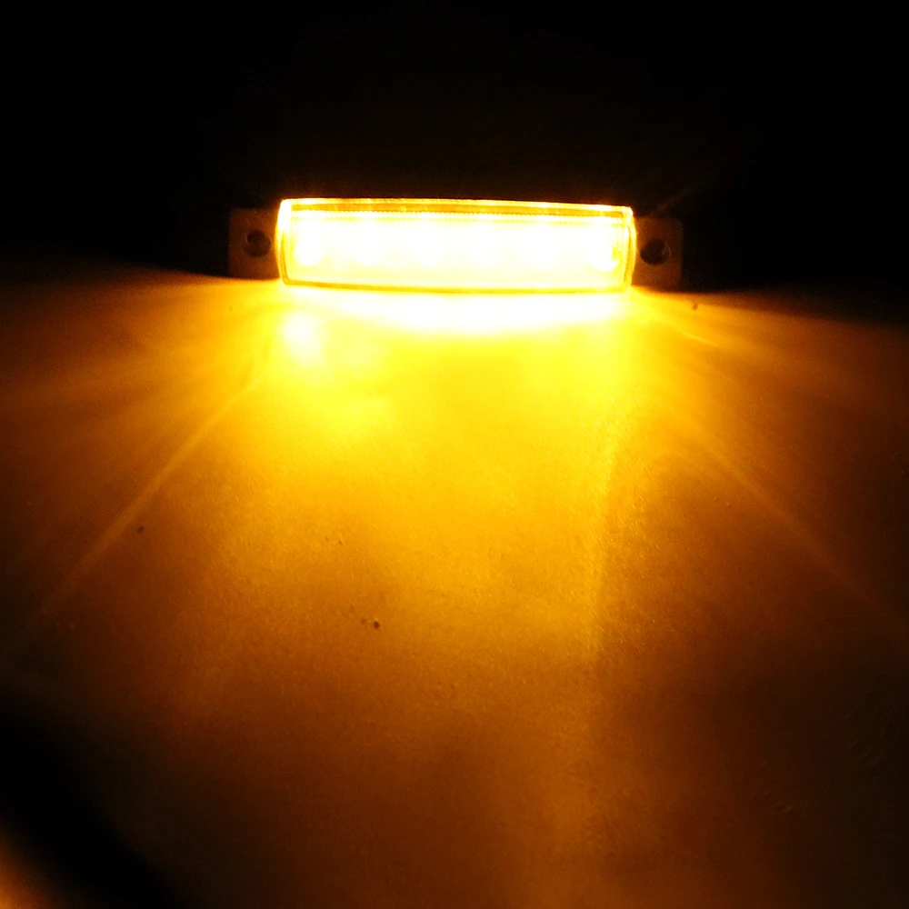 12V авто светильник s Внешний источник 1 пара супер яркий 12 SMD светодиодный стоп