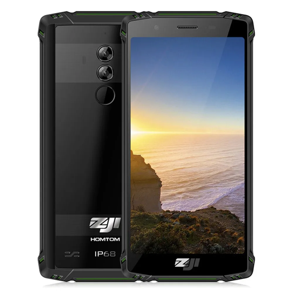 HOMTOM зоджи Z9 отпечатков пальцев 4G смартфон 6 GB 64 IP68 5500 mAh Водонепроницаемый