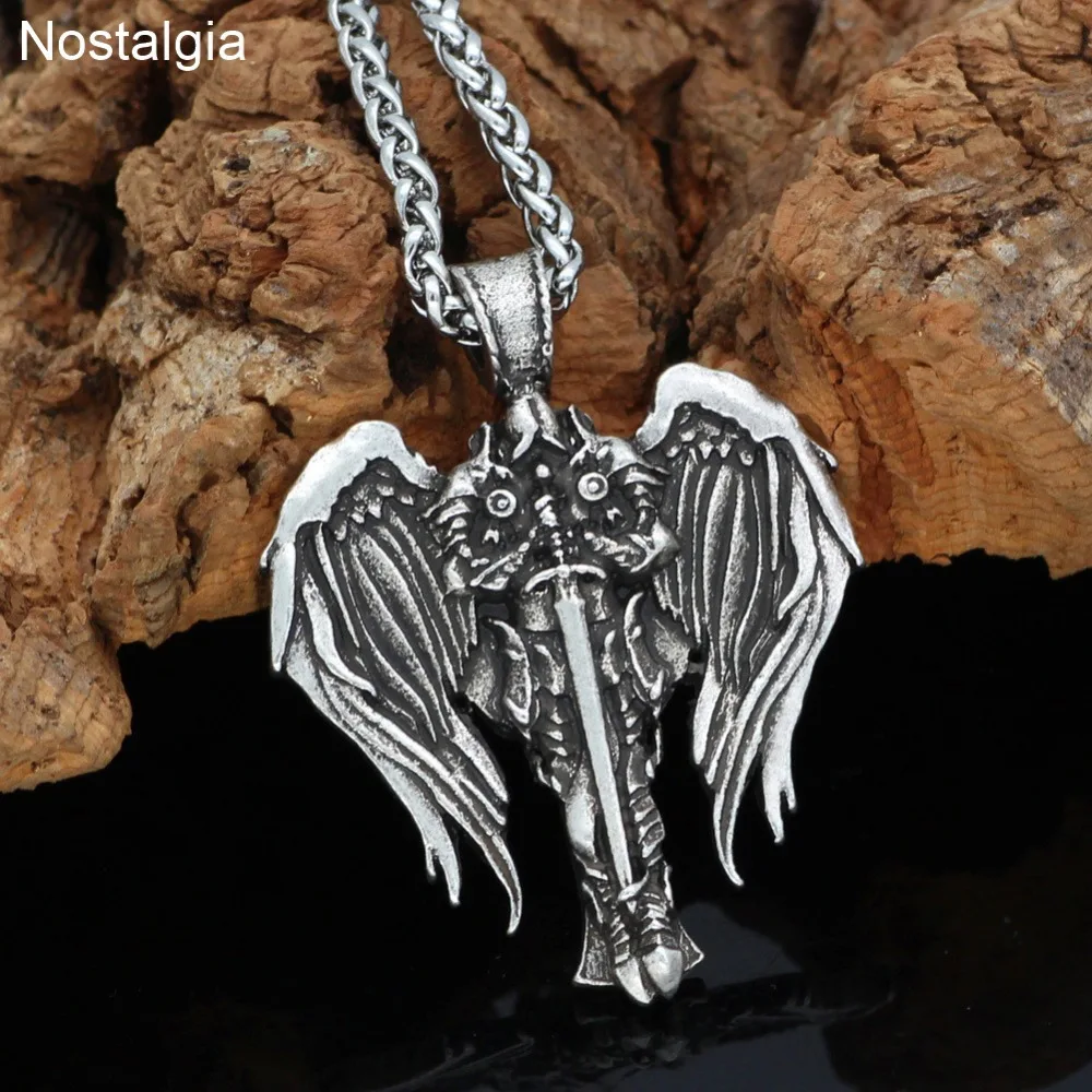 Archangel защитный амулет Ирландский Крест Diablo Крылья ангела языческий кулон