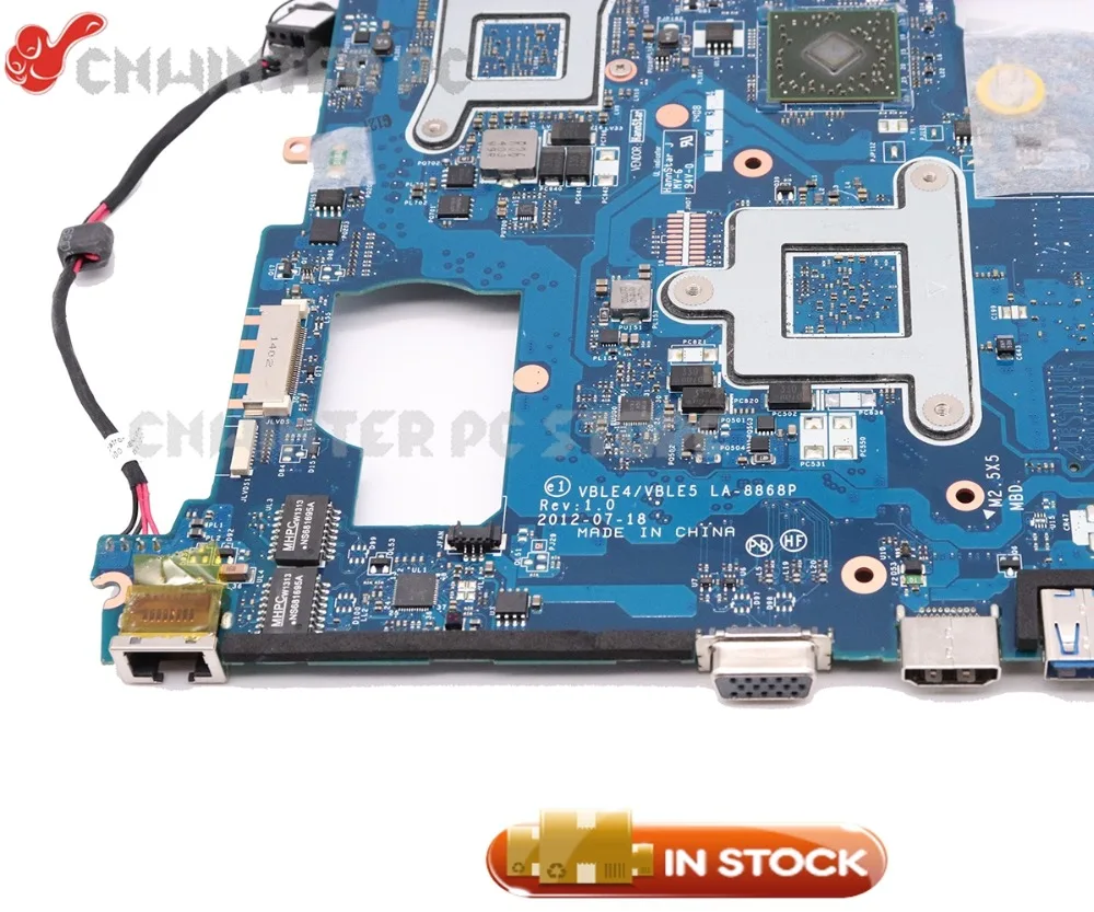 NOKOTION VBLE4 VBLE5 LA-8868P для samsung NP355 NP355E5C Материнская плата ноутбука DDR3 с бортовой процессор BA59-03420A BA59-03422A