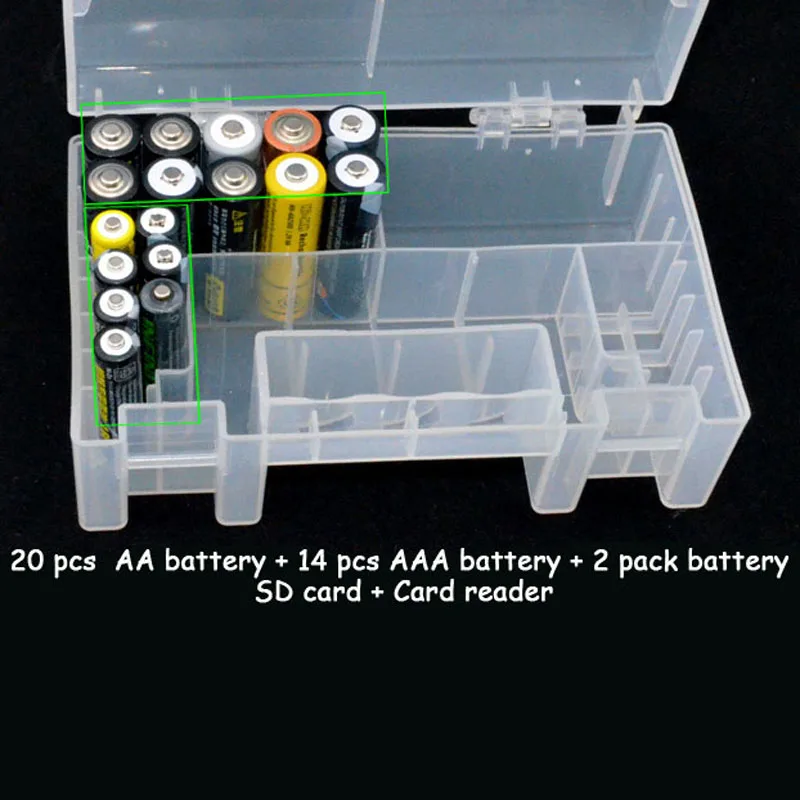 Жесткий пластиковый Чехол для батарей 15 см/Органайзер/держатель/контейнер