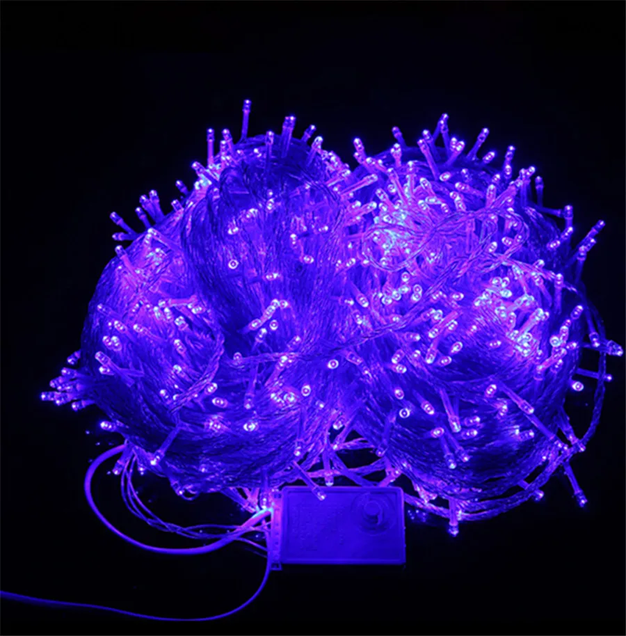 Рождественская светильник ная гирлянда 100 м 600 светодиодов водонепроницаемая