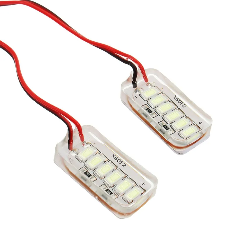 2 шт./лот светодиодный Автомобиль Мотоцикл Strobe Light предупреждающий свет 6500 к