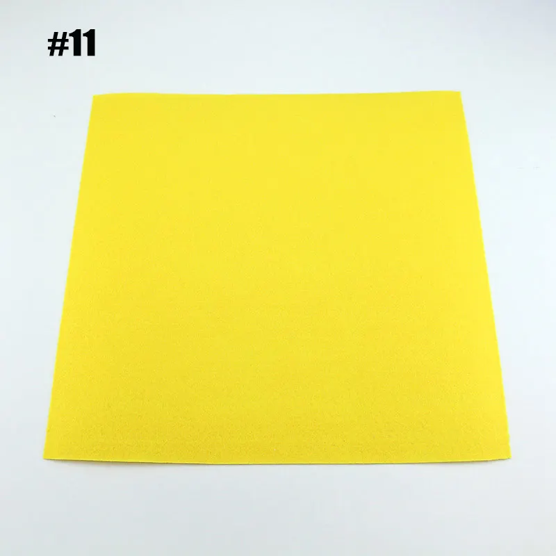 1 Sheet 30X30 см фетровая ткань 40 цветов на выбор Нетканая рукоделие DIY шитье ручная работа 1 мм Think Feltro Colth 1 лист/упаковка - Цвет: 1 Sheet