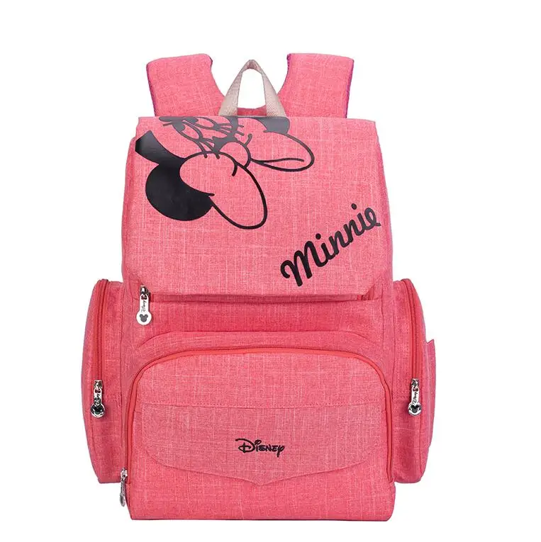 DPB26-PINK(U2g) Disney рюкзаки Мумия мешок многофункциональный большой емкости двойной плечо дорожные сумки детские сумки бутылки изоляции сумки DPB03 - Цвет: DPB26-PINK(U2g)