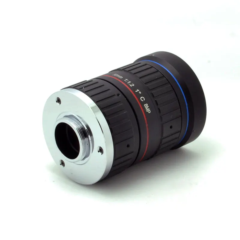 SMTSEC 50mm C Mount Lens 4K 8MP F1.2 Professional 1&quot CCTV Industrial Machine Vision for UHD Camera SL-C5012M | Безопасность и