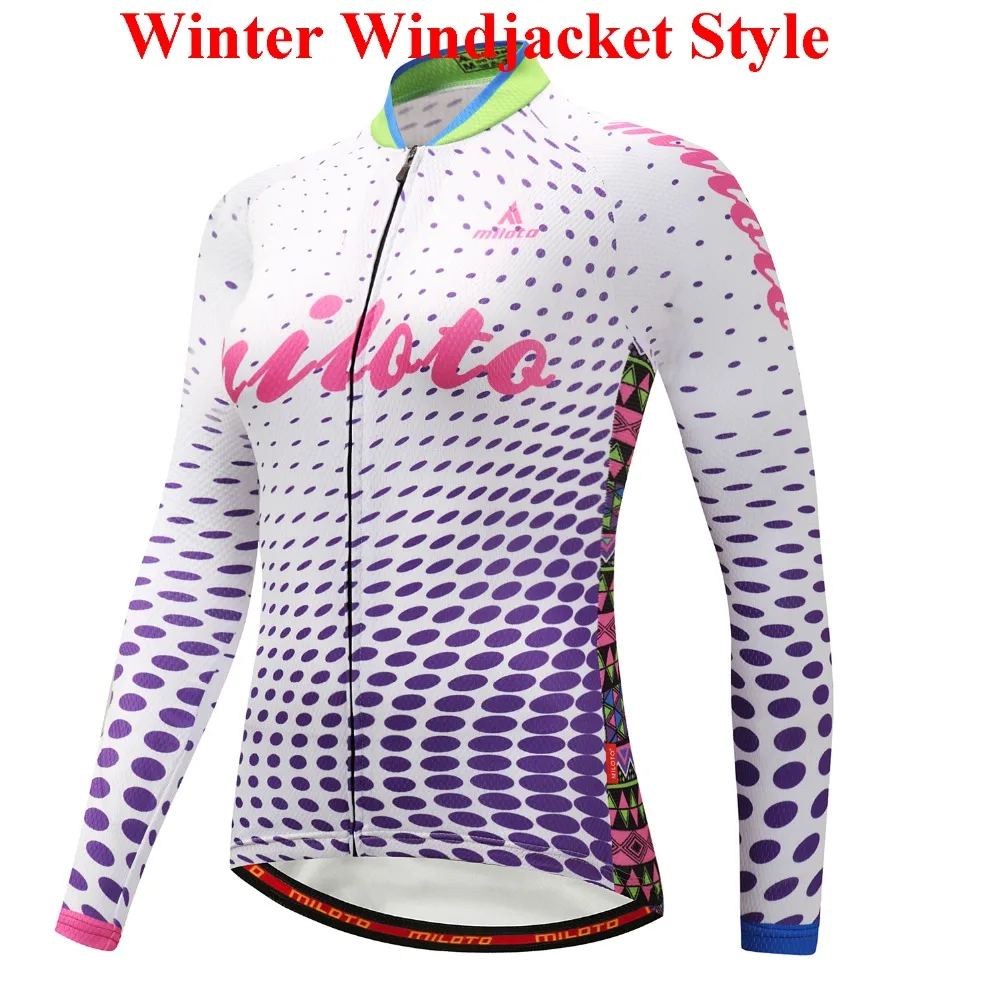 Женские белые фиолетовые теплые куртки для велоспорта зимняя теплая