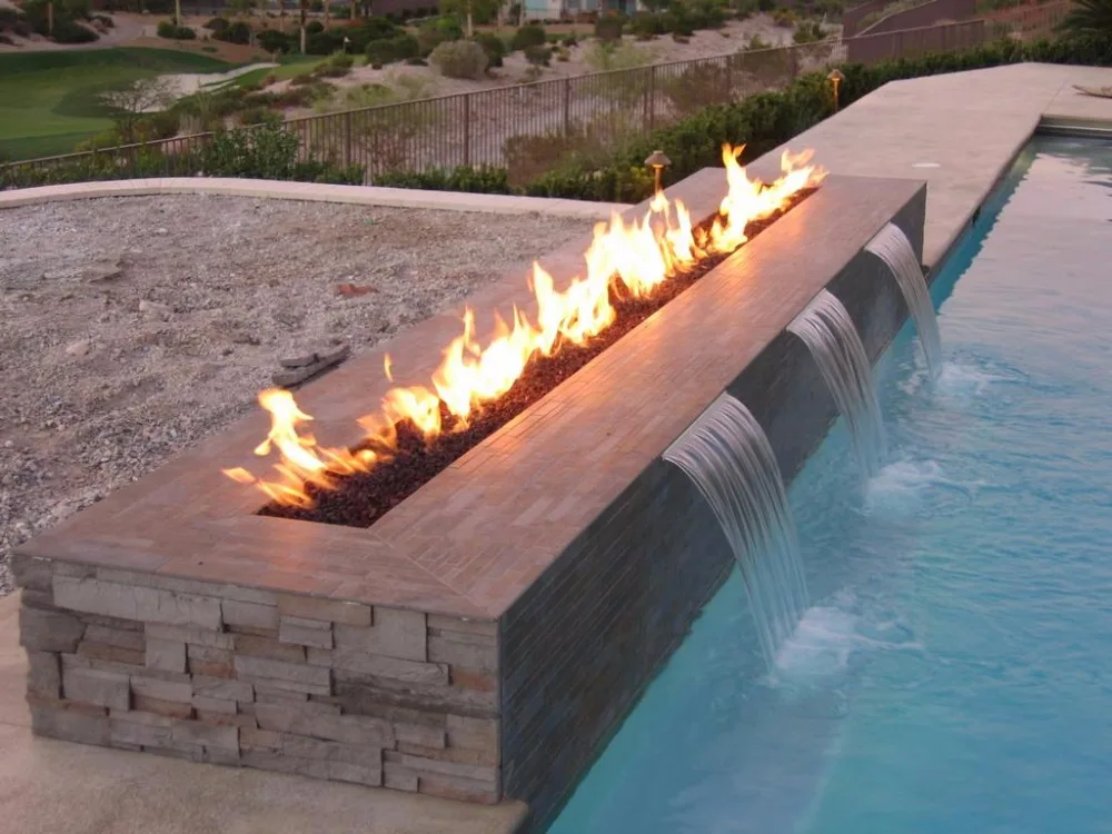 

on sale 48'' smart ethanol fireplace with remote control wall insert