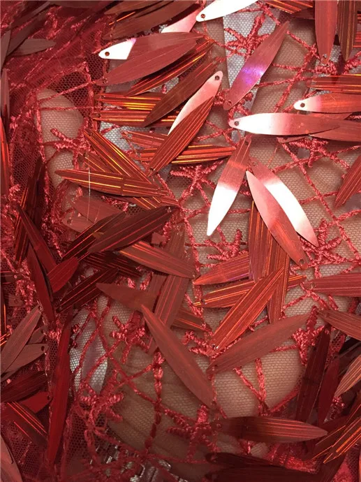 2017 новейшая африканская кружевная ткань высокое качество вышивка пайетками