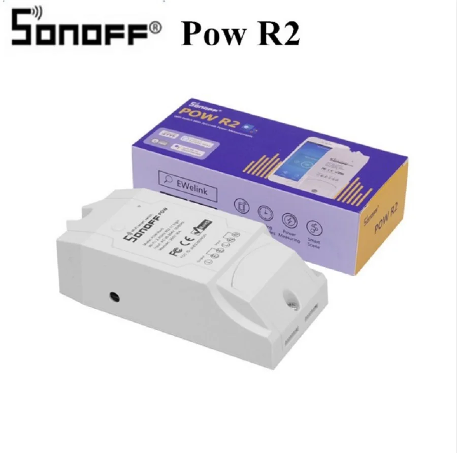 Sonoff Pow R2 16A Wifi умный переключатель монитор энергопотребление дом измерительные