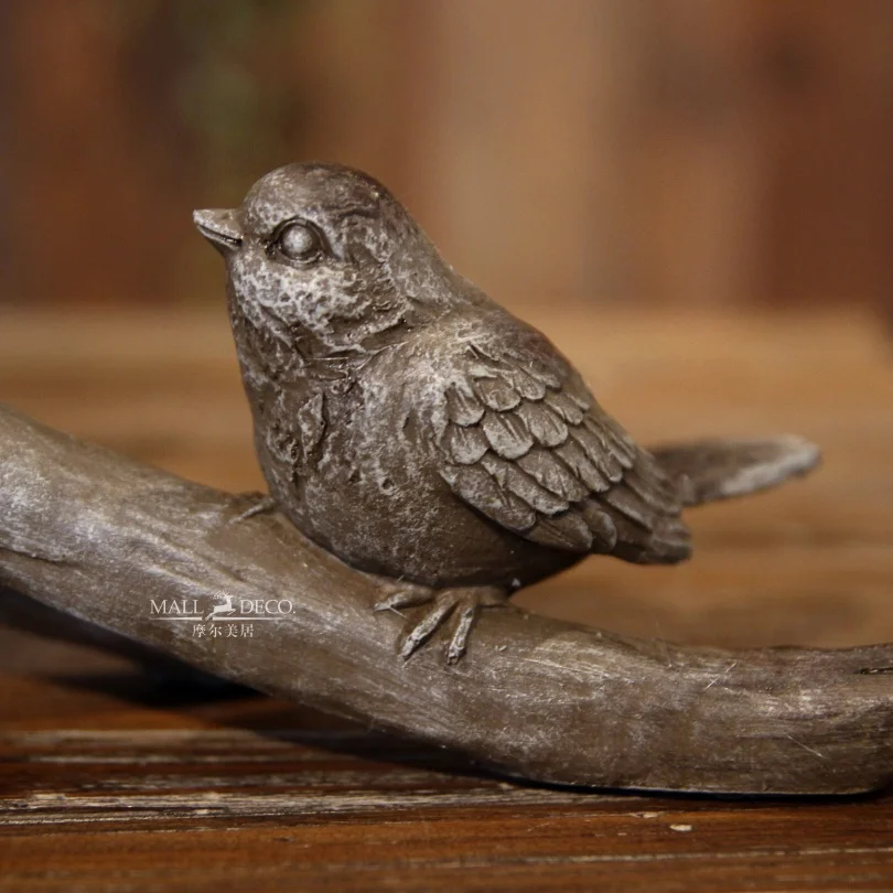 Tuscany T / American Village branch birds simulation study creative crafts ornaments living room ornament | Обувь