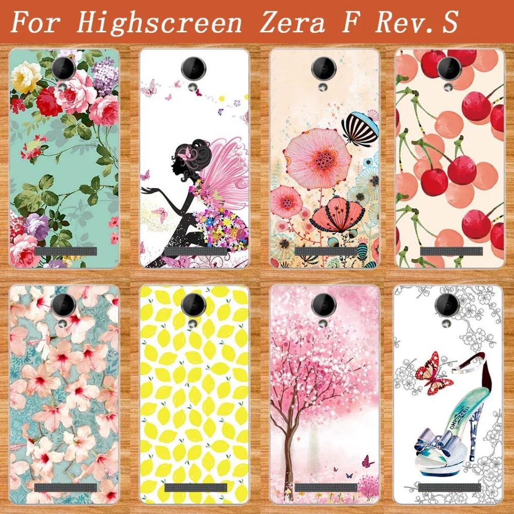 Модные 10 видов стилей печати чехол для Highscreen Zera F Rev.S 4 0 ''Чехол DIY живопись