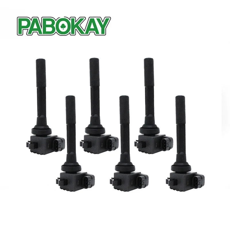 Для Honda Acura 3.5L Isuzu Rodeo Набор из 6 катушек зажигания UF245 1998-2001 8971363250 8971745540 8-97136-325-0 8-97174-554-0 on.