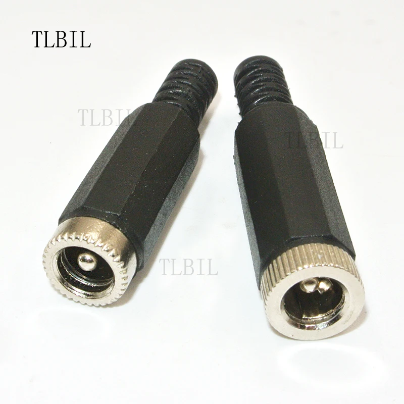 10 шт. разъем питания постоянного тока 2 1x5 5/2 5x5 5 мм гнездо комплект DIY