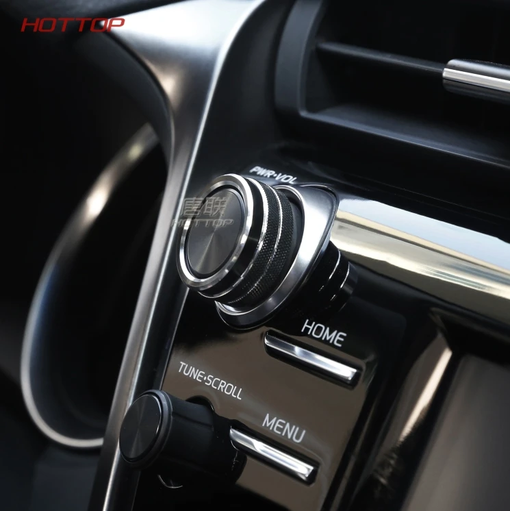 Декоративное кольцо для кнопки регулировки звука CD из нержавеющей стали Toyota Camry