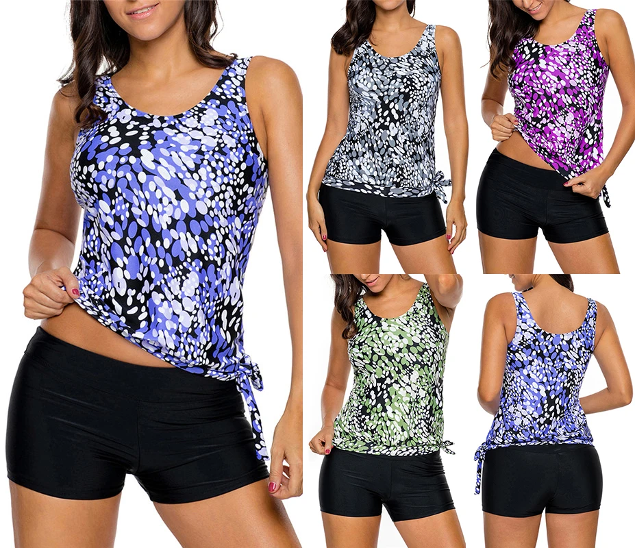 2017 г. пикантные Для женщин спортивные Купальники две части купальники танкини