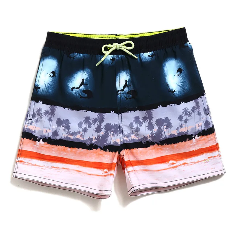 Летние быстросохнущие детские пляжные штаны для весны Свободные плавки