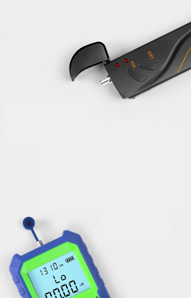 2 в 1 Высокоточный Измеритель оптической мощности с RJ45 волоконным тестером