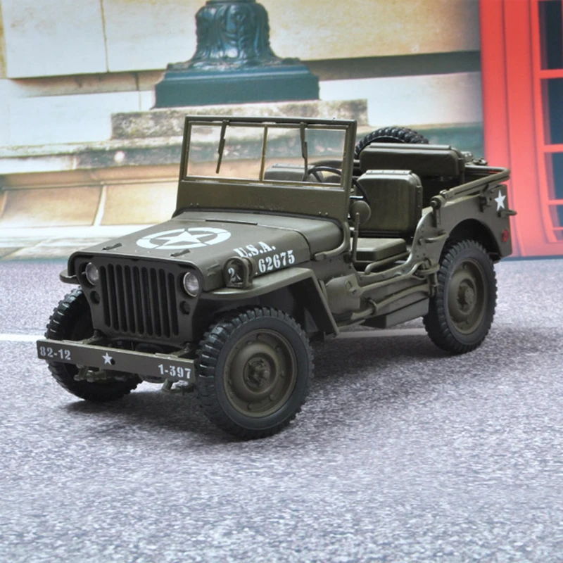 Круто! Вторая мировая война Соединенных Штатов Виллис jeep модель реставрация