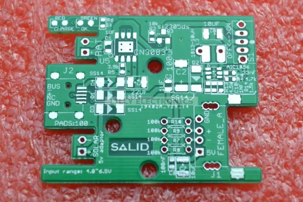 Пустая печатная плата солнечного зарядного устройства щит LiPo rider|shield board|shield pcb |