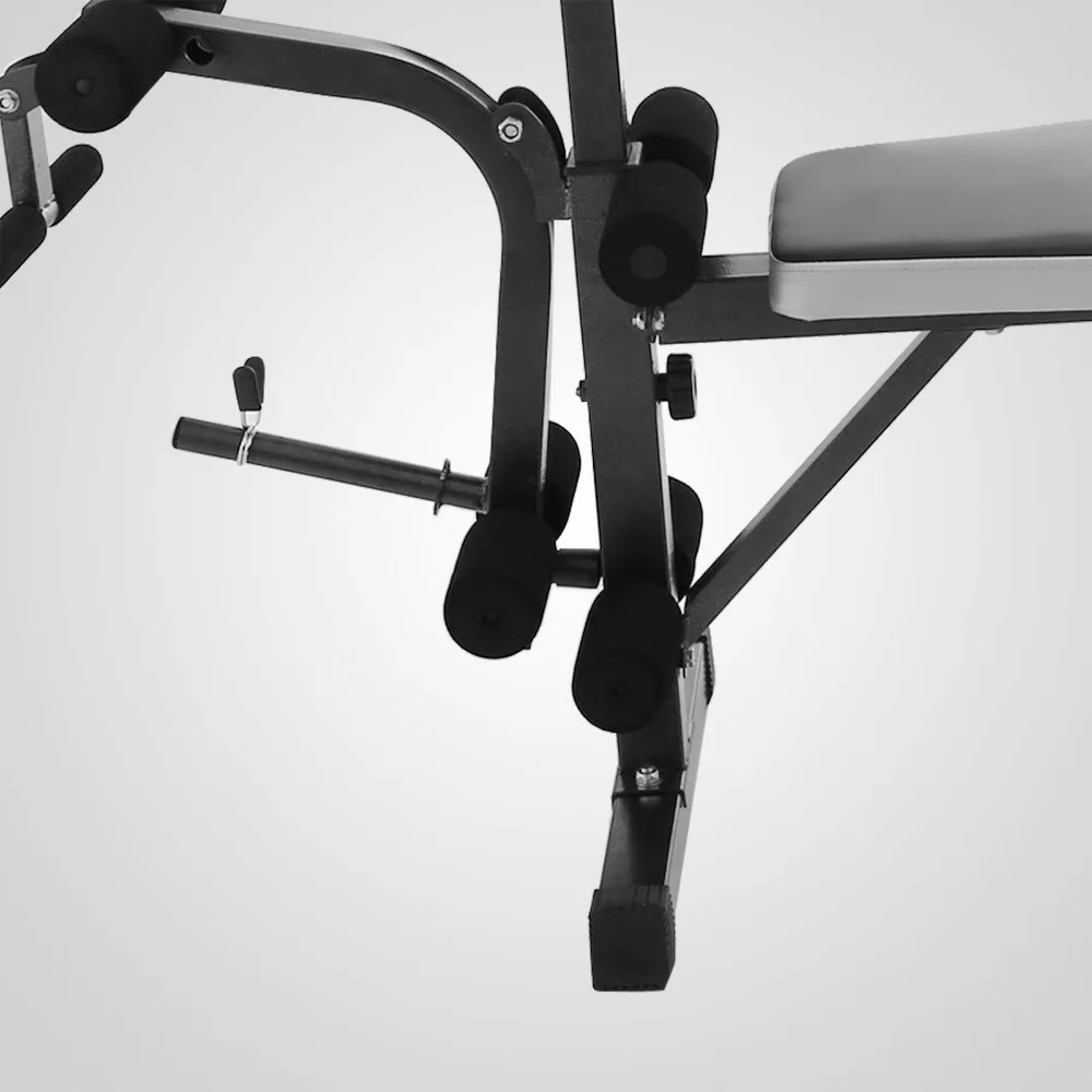 

Multi Station Weight Bench Press Leg Curl Home Gym Weights Equipment Adjustable