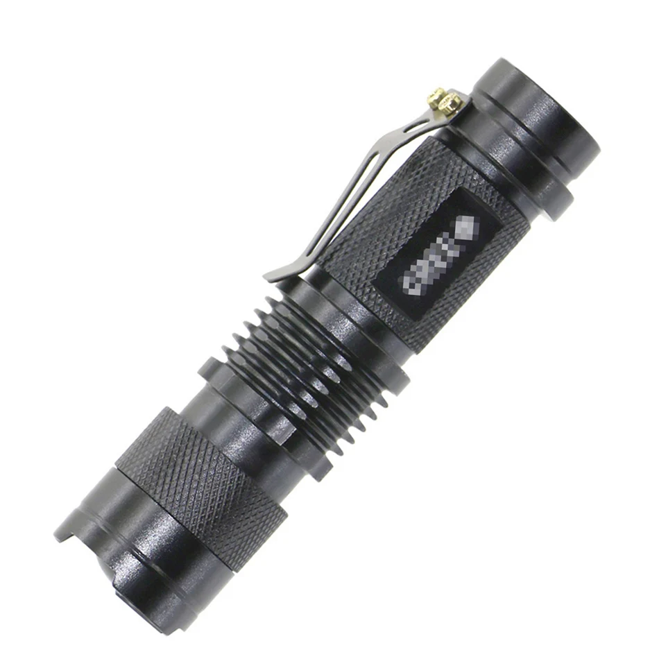 SK68 ZOOM 7 Вт мини-светильник для вспышки AA 14500 светодиодный фонарь, светильник для вспышки, масштабируемый, водонепроницаемый, 3 режима, светодиодный, мини-лампа для батареи - Испускаемый цвет: SK68