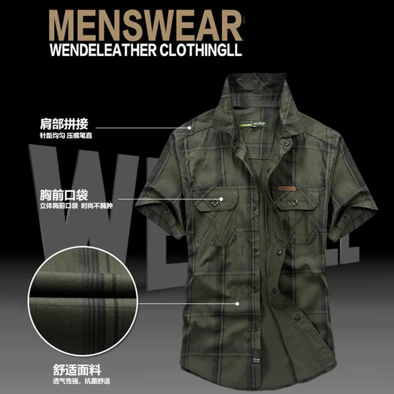 Горячая Распродажа, мужские топы большого размера, M-5XL, короткий рукав, Chemise Homme, хлопок, для спорта на открытом воздухе, кемпинга, альпинизма, тактика, армейские рубашки