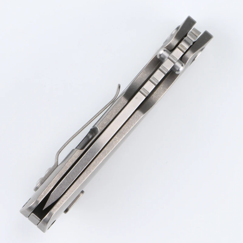 Складной нож TIGED small SMF T TC4 с титановой ручкой M390 подшипник для охоты кемпинга