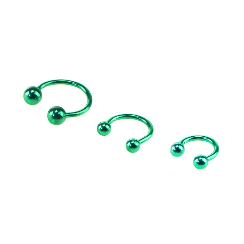 Пирсинг носа 2 шт серьги в носу из нержавеющей стали носовые кольца и шпильки