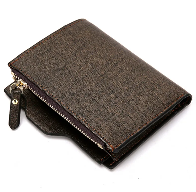 Горячая Мода Высокое качество Мужчины Кошельки Двойные Кошелек ID Card Holder Портмоне