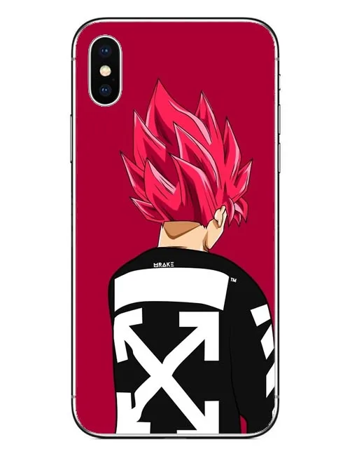 Драконий жемчуг драгонбол z Жесткий ПК чехлы для телефонов iPhone X 10 goku чехол 5 5S SE 6 6S