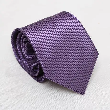 HOOYI новые твердые красные галстуки для мужчин - Цвет: Purple grey
