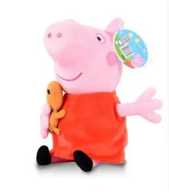 19 см Peppa Pig розовый свинья плюшевые игрушки высокое качество Лидер продаж мягкие