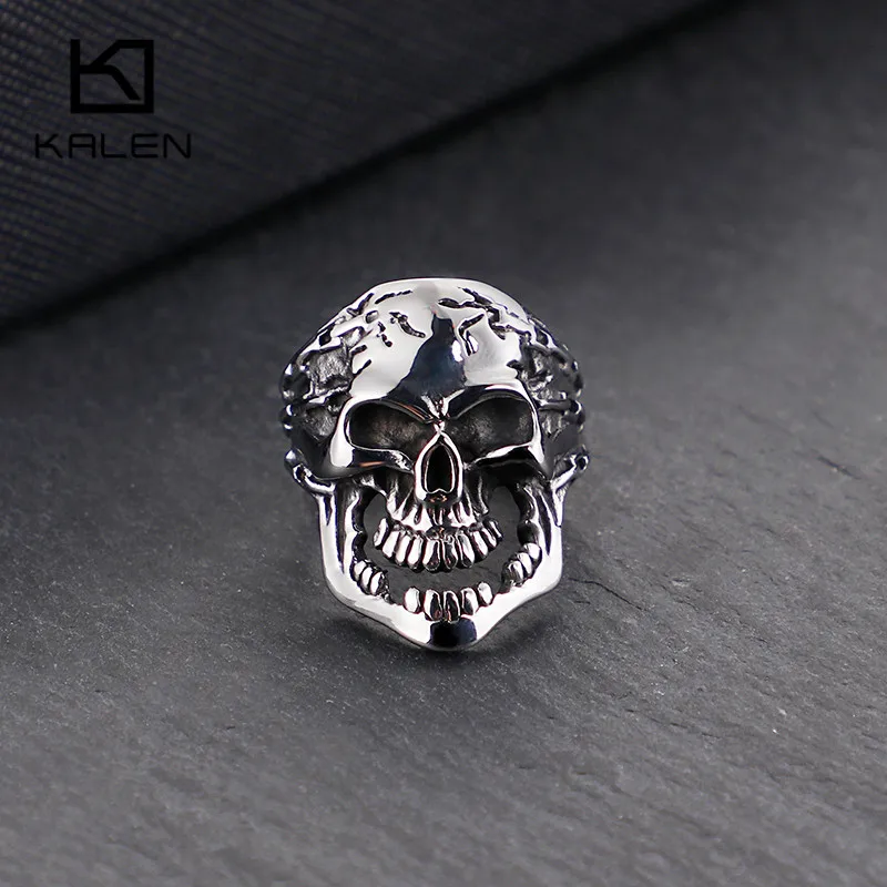 Кольцо мужское из нержавеющей стали неудобное кольцо на палец с изображением