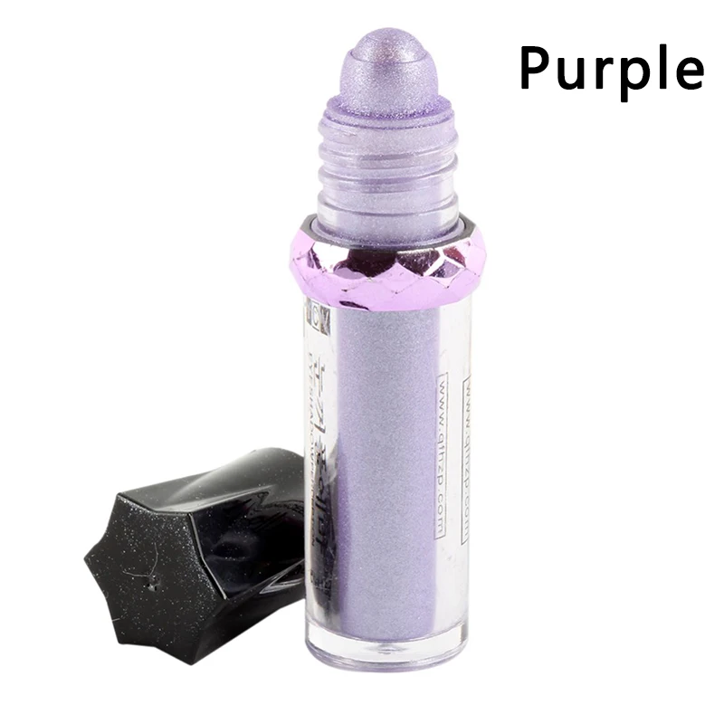 Purple 13 цветов, одноцветные флуоресцентные тени для век, пудра, очаровательный блеск, минеральный шар, тени для век, сексуальные женские массажные тени для глаз, палитра для макияжа - Цвет: Purple