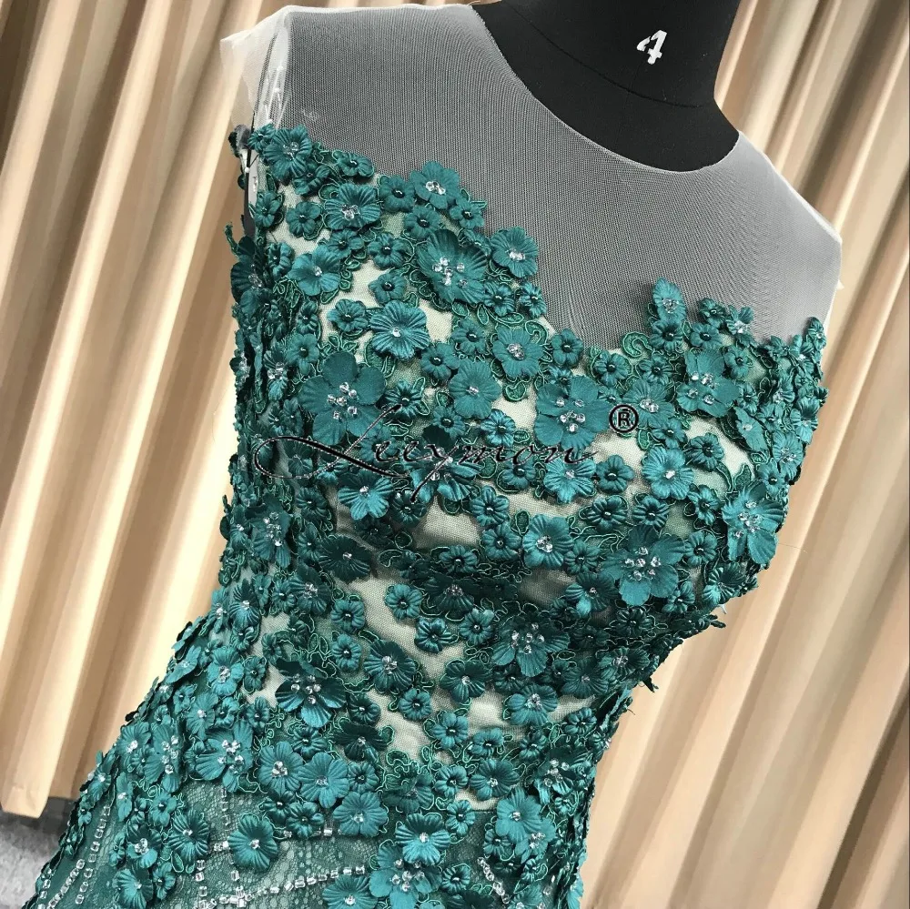 

Leeymon 2020Custom Made Evening dress Sweetheart Appliques with Sparkly Crystals and beading Ankle-Length