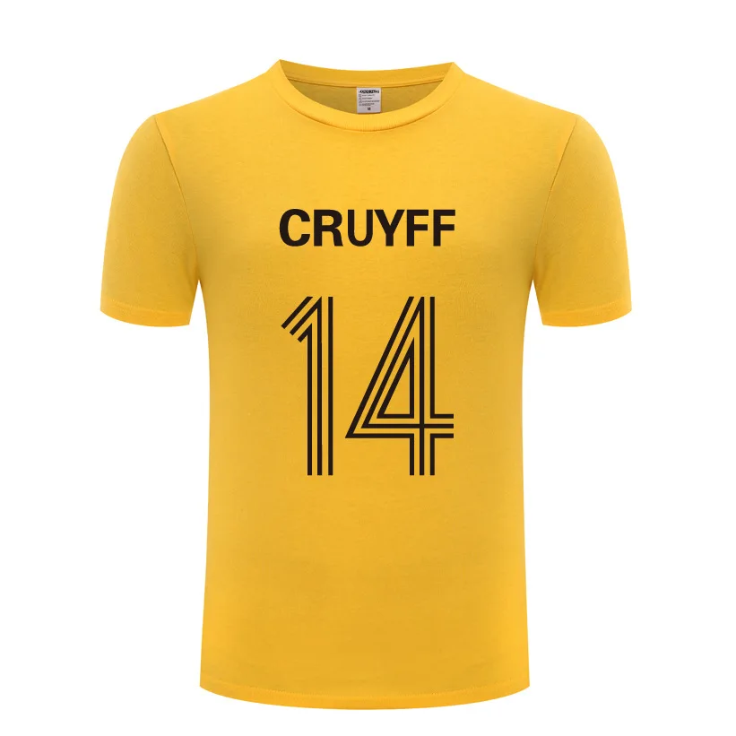 Мужская футболка с принтом JOHAN CRUYFF хлопковая коротким рукавом и круглым вырезом