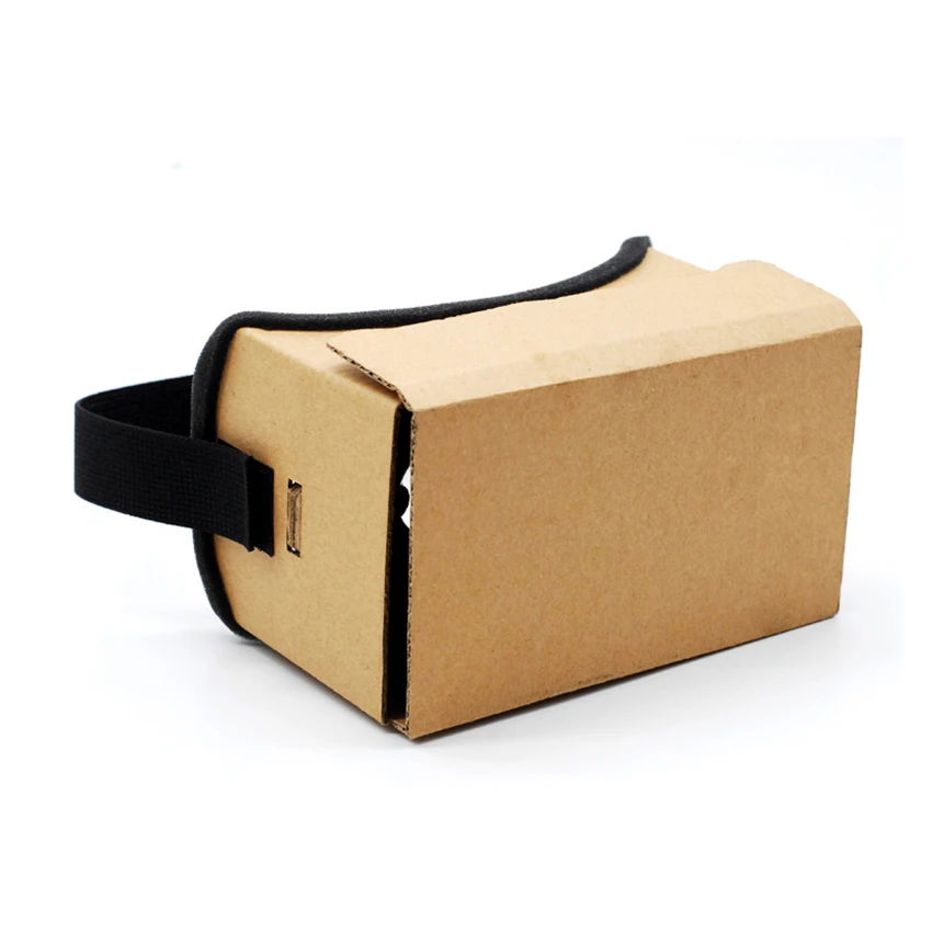 Aimitek виртуальной реальности Очки Google cardboard 3D VR коробка Фильмы Игры для 6 дюймов