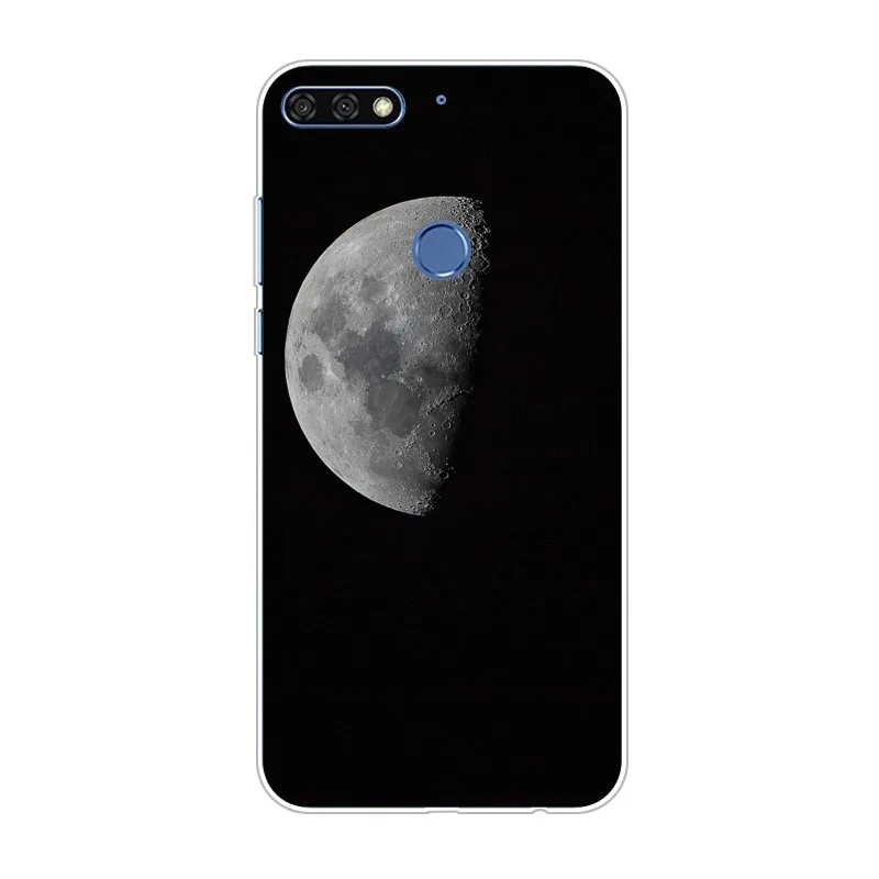 Чехол для huawei y6 prime 2018 силиконовый чехол с тигоном живопись животного мягкая