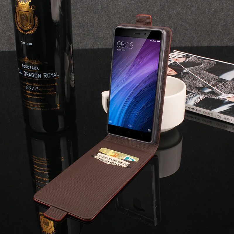 Чехол-книжка для Xiaomi Redmi 4A чехол из искусственной кожи с бумажником Note 4X 4 3 Pro Mi5 Mi6