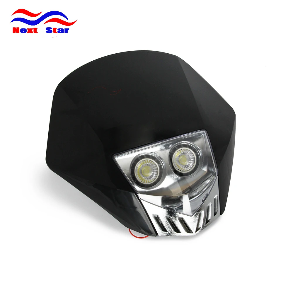 Универсальный мотоцикл новости фары двойной свет лампы для KTM CRF YZF WRF KXF KLX RMZ DRZ Dirt