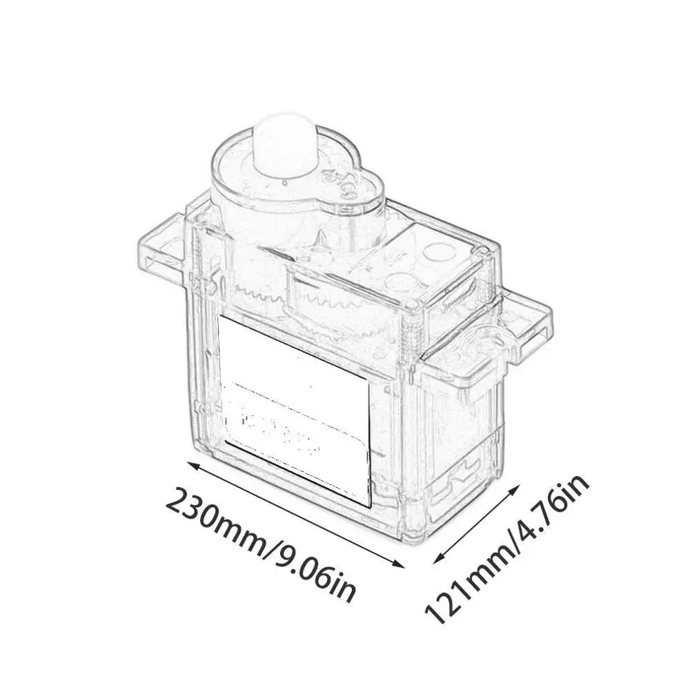 Professional C9DLSZ Mini Continuous Rotation 360 Degree Power Standard Plastic Servo Fit For Robot